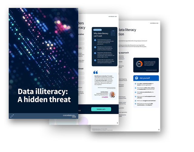 Data literacy white paper mockup