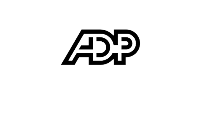 ADP card black logo