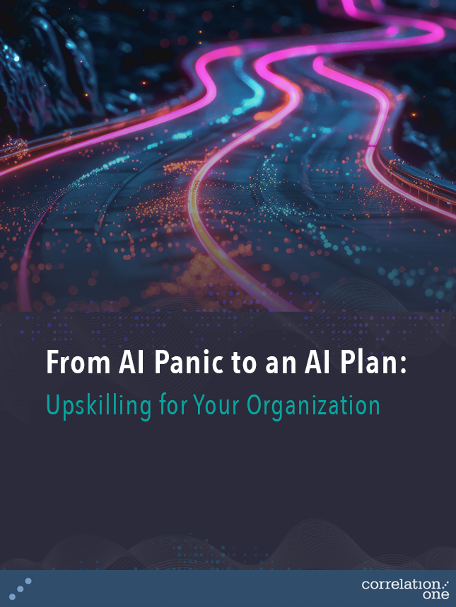 From AI Panic to an AI Plan Upskilling for Your Organization Cover